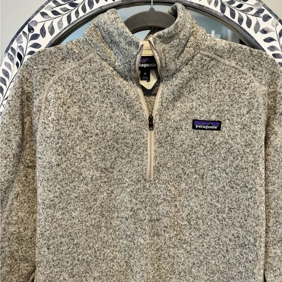 Patagonia Tan Zip-Up Fleece Jacket - Picture 2 of 4